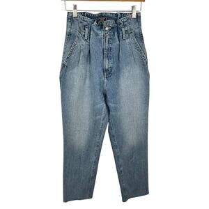 Abercrombie Y2K Mom Jeans Womens 25 High Rise Vintage 90s Straight Leg Denim